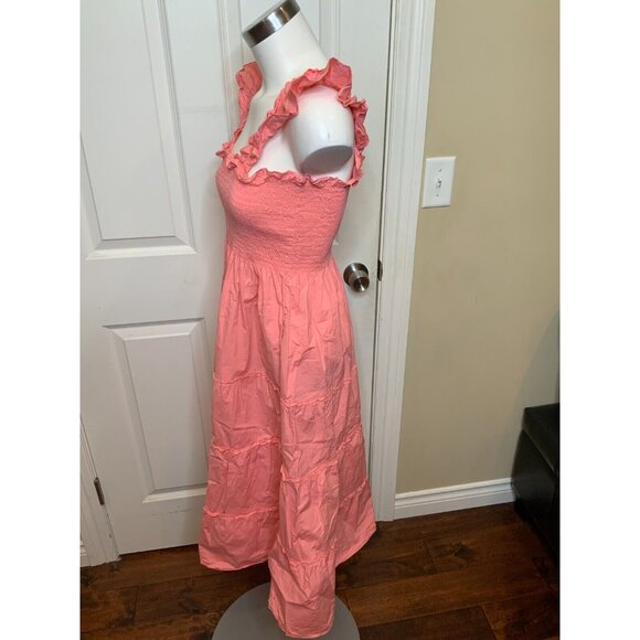 Hill House Home Pink Ruffle Ellie Nap Dress Size Small - Picture 3 of 5